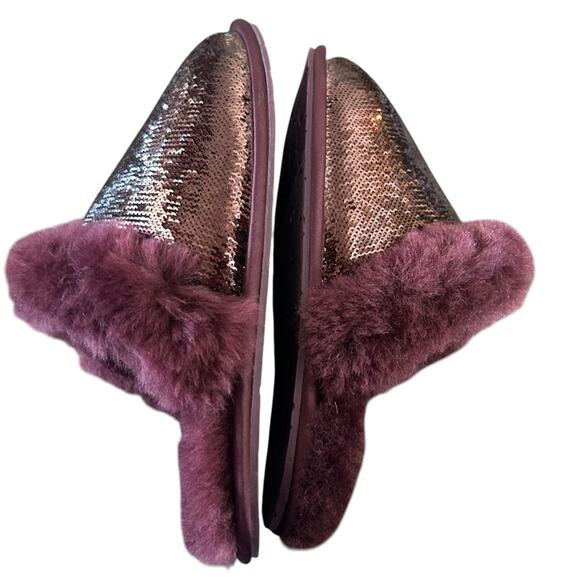 UGG Scuffette II Mirror Ball Slipper Wild Grape NEW Size 5 EU 36 - Picture 6 of 9